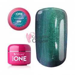 Gel UV Base One cameleon cu reflexii Emerald Night 5g